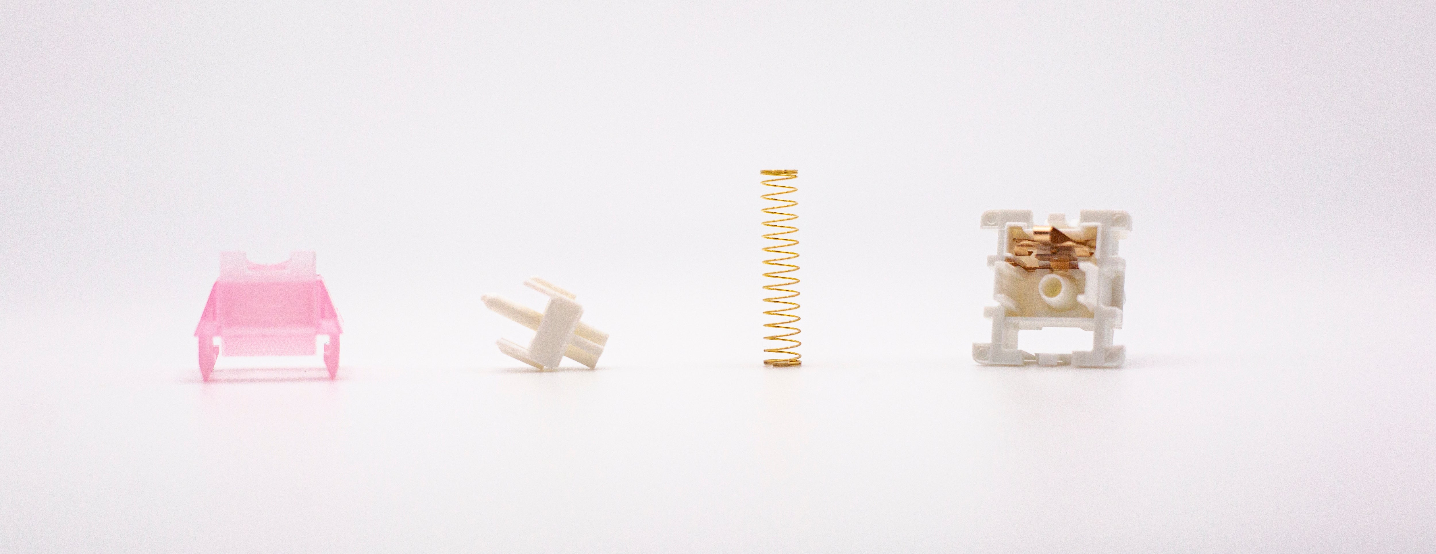 Durock White Lotus Linear Switches