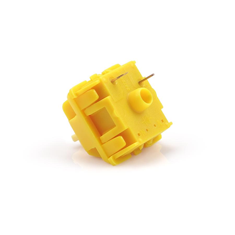 Gateron Caps Gold Yellow Switches - 35 Pack