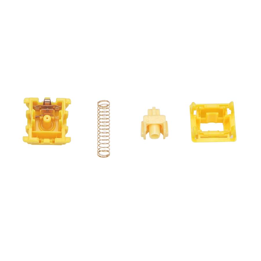 Gateron Caps Gold Yellow Switches - 35 Pack