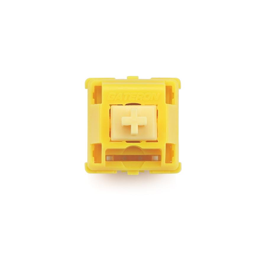Gateron Caps Gold Yellow Switches - 35 Pack