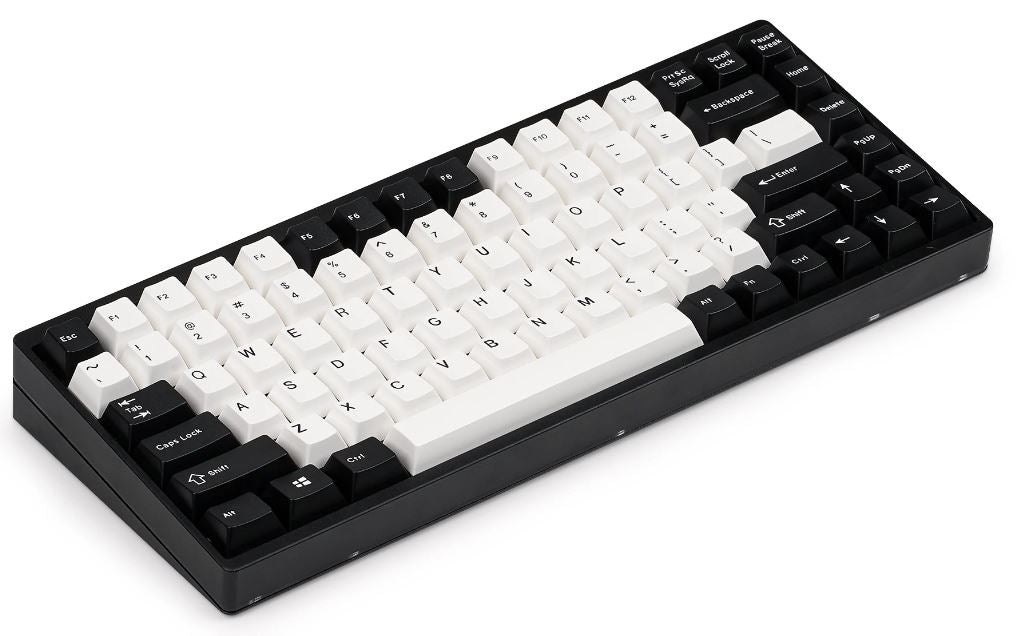 EPBT Black & White ABS Doubleshot Keycaps Set