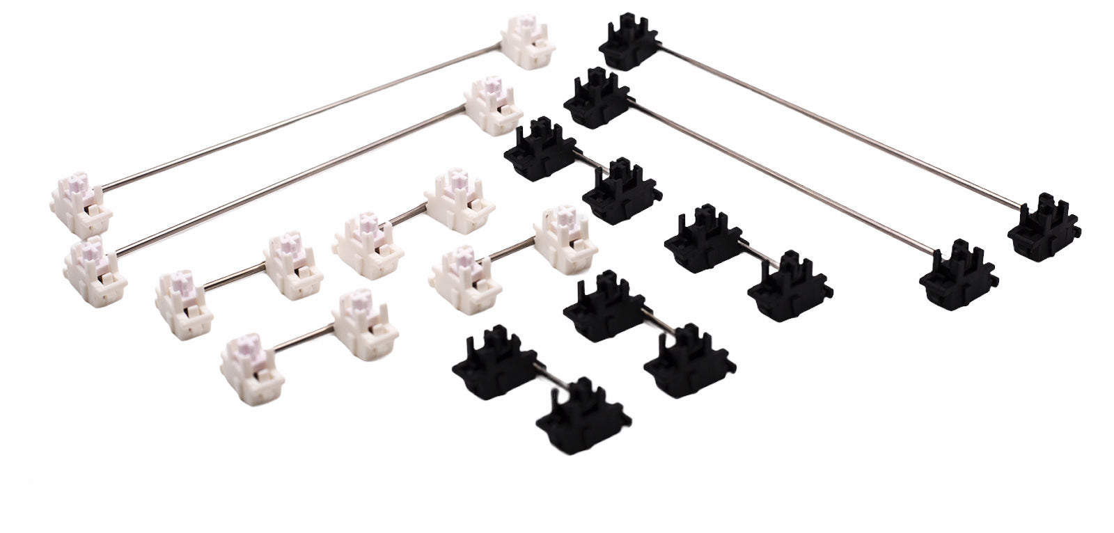 gateron plate mount stabilizer black white collection