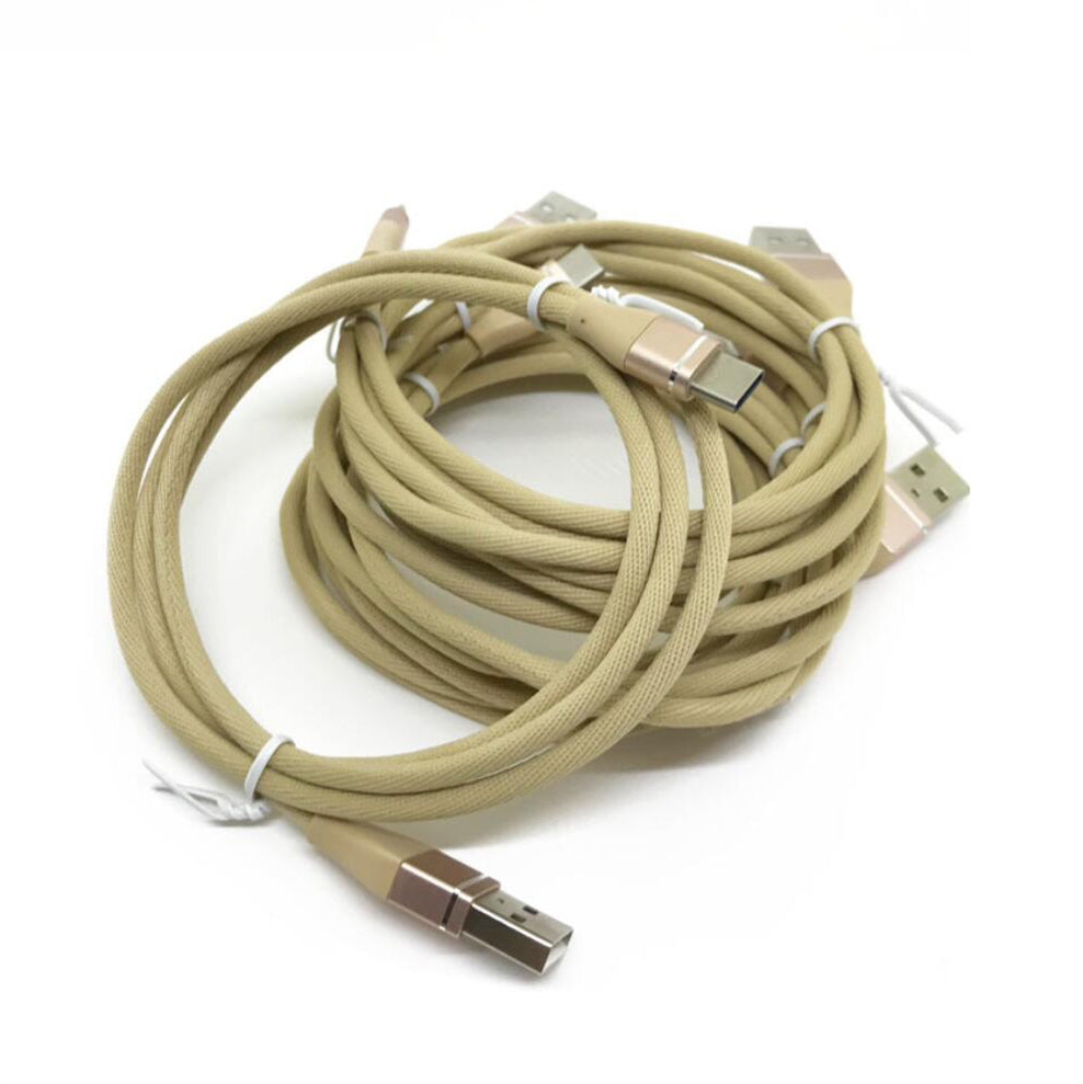 Gold Sleeved USB-C Type C Cable