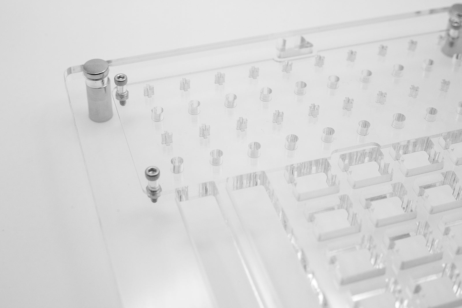 20 acrylic lubricant switch station close up