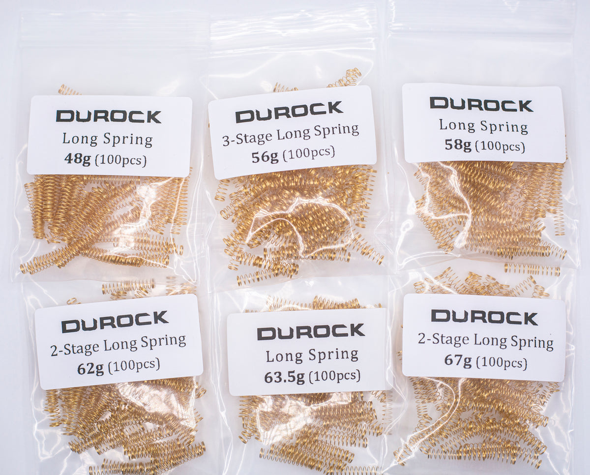 Spring Type Gold Durock Gold Plated Long Springs