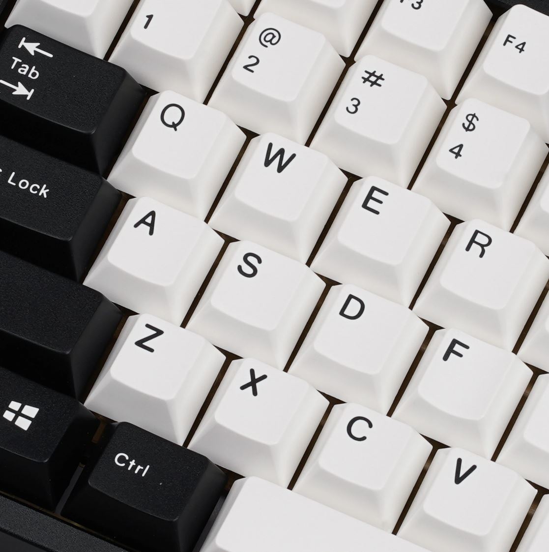 EPBT Black & White ABS Doubleshot Keycaps Set - Thumbnail 3