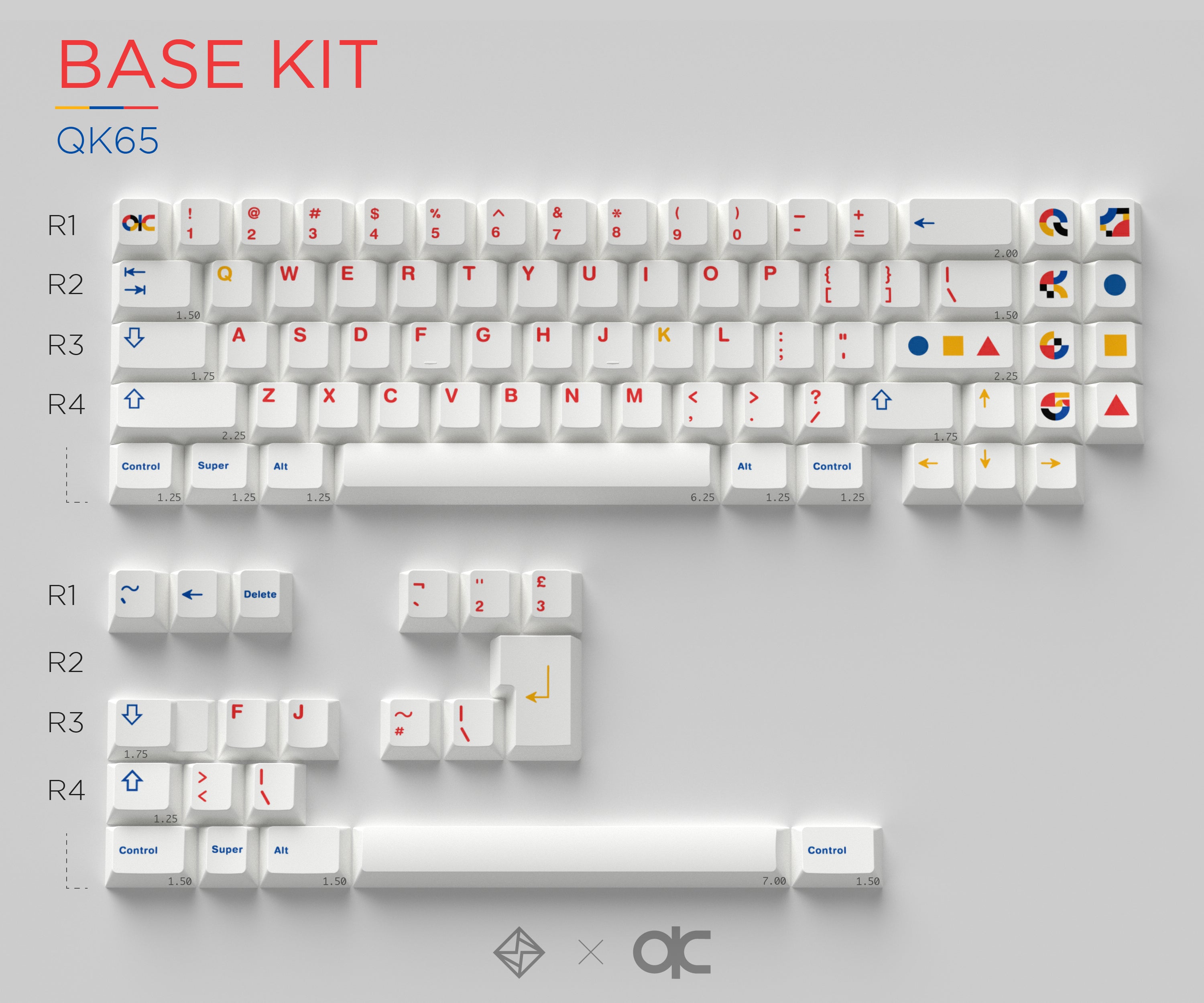Owlab QK65 Keycap Set Dye-Sub PBT